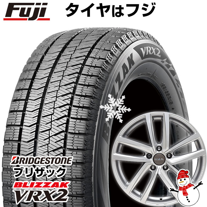 【新品】輸入車用 アウディA1（GB） スタッドレスタイヤ ホイール4本セット 215/45R17 ブリヂストン ブリザック VRX2 MAK ドレスデン 17インチ(送料無料)