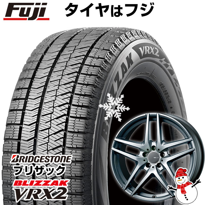 【新品】輸入車用 アウディQ2（GA） スタッドレスタイヤ ホイール4本セット 215/60R16 ブリヂストン ブリザック VRX2 モンツァ ウェスター S05 シルバー 16インチ(送料無料)