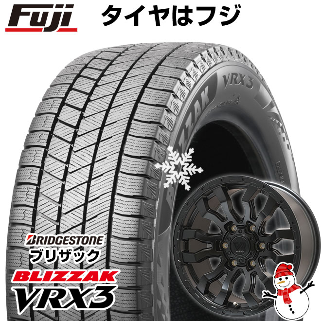 【新品 軽自動車】エブリイワゴン スタッドレスタイヤ ホイール4本セット 165/60R14 ブリヂストン ブリザック VRX3 トピー ヴァブロ RR-01【限定】 14インチ(送料無料)