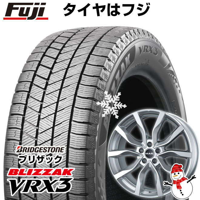 【新品】輸入車用 アウディQ7（4MC） スタッドレスタイヤ ホイール4本セット 235/65R18 ブリヂストン ブリザック VRX3 MAK ハイランズ 18インチ(送料無料)