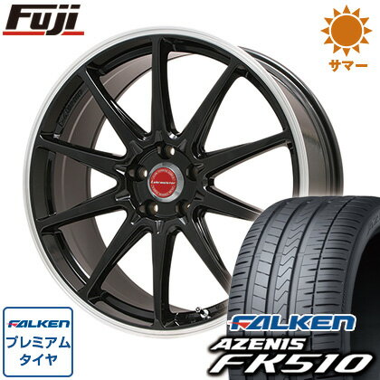 【新品国産5穴100車】 夏タイヤ ホイール4本セット 215/35R19 ファルケン アゼニス FK510 レアマイスター LMスポーツRS10(グロスブラックリムポリッシュ) 19インチ(送料無料) サマータイヤ