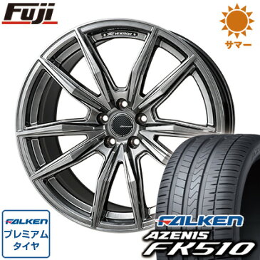 タイヤはフジ 送料無料 MONZA モンツァ Rバージョンブロッカー 7J 7.00-17 FALKEN アゼニス FK510 205/50R17 17インチ サマータイヤ ホイール4本セット