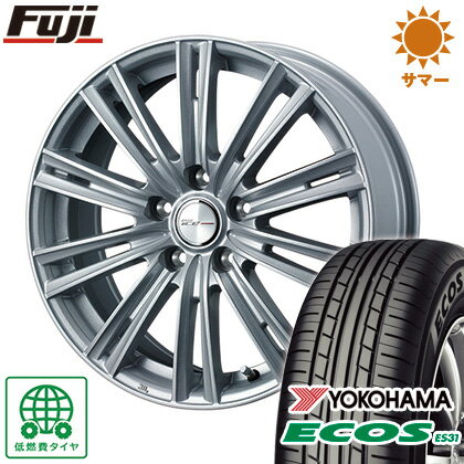 タイヤはフジ 送料無料 WEDS ウェッズ ジョーカー アイス 6.5J 6.50-16 YOKOHAMA エコス ES31 205/60R16 16インチ サマータイヤ ホイール4本セット