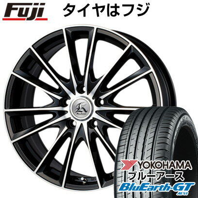 【新品国産5穴114.3車】 夏タイヤ ホイール4本セット 225/35R19 ヨコハマ ブルーアース GT AE51 テクノピア カシーナ FV-7 19インチ(送料無料)