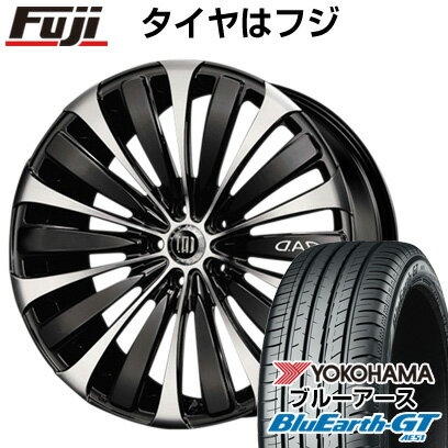 【送料無料】　 GARSON ギャルソン ヴェルーガ 7.5J 7.50-19 YOKOHAMA ブルーアース GT AE51 225/40R19 19インチ サマータイヤ ホイール4本セット