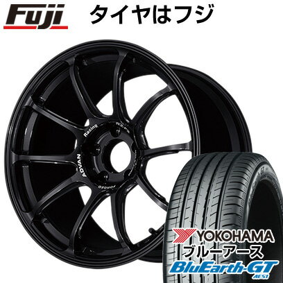 【新品国産5穴114.3車】 夏タイヤ ホイール4本セット 225/45R18 ヨコハマ ブルーアース GT AE51 ヨコハマ アドバンレーシング RZーF2 18インチ(送料無料)