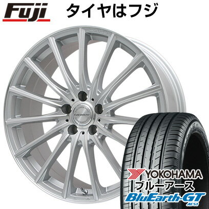 【新品国産5穴114.3車】 夏タイヤ ホイール4本セット 235/35R19 ヨコハマ ブルーアース GT AE51 レアマイスター LM-S FS15 (シルバーポリッシュ) 19インチ(送料無料)