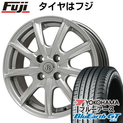 【新品国産4穴100車】 夏タイヤ ホイール4本セット 175/65R14 ヨコハマ ブルーアース GT AE51 ブランドル E05 14インチ(送料無料)