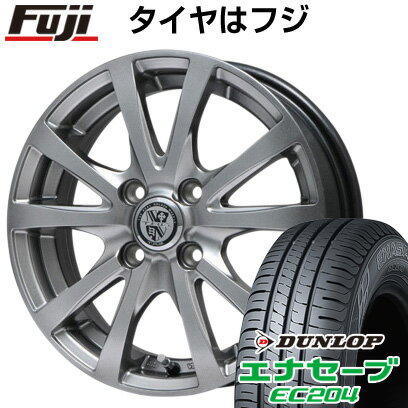 【新品 軽自動車】エブリイワゴン 夏タイヤ ホイール4本セット 155/70R13 ダンロップ エナセーブ EC204 ビッグウエイ TRG バーン 13インチ(送料無料)