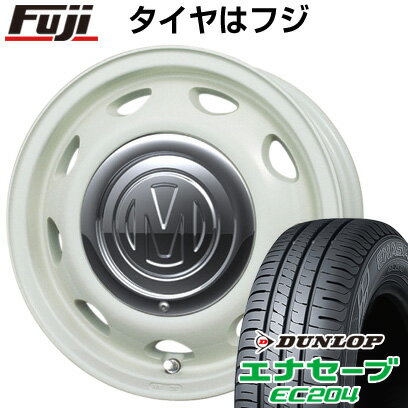 【新品 軽自動車】エブリイワゴン 夏タイヤ ホイール4本セット 165/50R15 ダンロップ エナセーブ EC204 クリムソン ディーン ミニ 15インチ(送料無料)