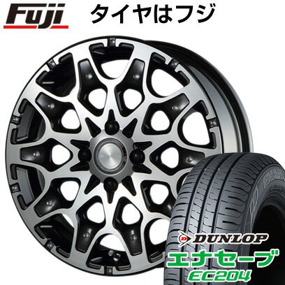 【新品 軽自動車】エブリイワゴン 夏タイヤ ホイール4本セット 165/50R15 ダンロップ エナセーブ EC204 エムズスピード J694 15インチ(送料無料)