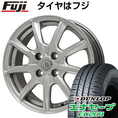 【新品国産4穴100車】 夏タイヤ ホイール4本セット 175/65R14 ダンロップ エナセーブ EC204 ブランドル E05 14インチ(送料無料)