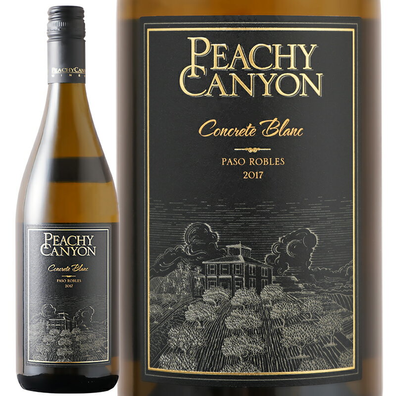白ワイン Peachy Canyon Winery ピーチーキャニオン ワイナリー コンクリート ブラン ヴィオニエ 2017　750ml　【正規輸入品】※沖縄・離島は別途送料