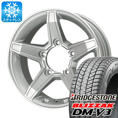 【新品】ジムニー スタッドレスタイヤ ホイール4本セット 175/80R16 ブリヂストン ブリザック DM-V3 DMV3 プレミックス エステラ(シルバー/リムポリッシュ) 16インチ(送料無料)