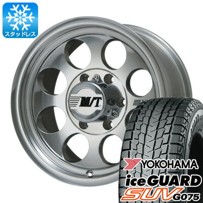 【新品国産6穴139.7車】 スタッドレスタイヤ ホイール4本セット 265/70R16 ヨコハマ アイスガード SUV G075 ミッキートンプソン クラシック3 16インチ(送料無料)