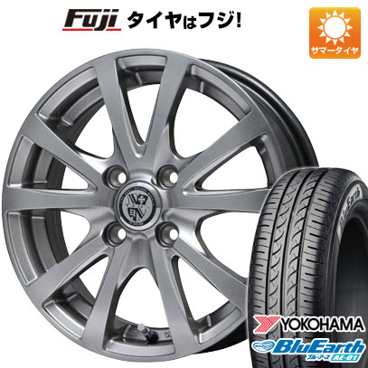 【新品国産4穴100車】 夏タイヤ ホイール4本セット 185/55R15 ヨコハマ ブルーアース AE-01 ビッグウエイ TRG バーン 15インチ(送料無料)