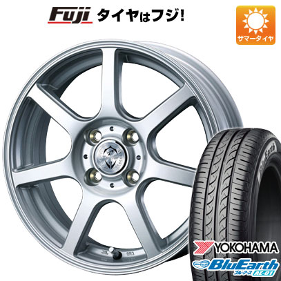 5/25はポイント最大42倍!!【エントリーでP5倍!(5/23 20:00-5/27 01:59)】 【新品 軽自動車】 夏タイヤ ホイール4本セット 145/80R13 ヨコハマ ブルーアース AE-01 ウェッズ トレファー ZR 13インチ(送料無料)