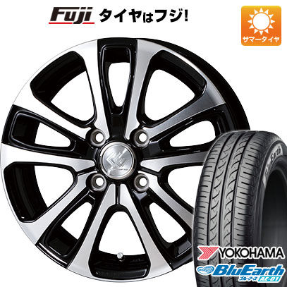 6/5限定!エントリーでポイント最大44倍!  夏タイヤ ホイール4本セット 145/80R13 ヨコハマ ブルーアース AE-01 トピー セレブロ LF5 13インチ(送料無料)