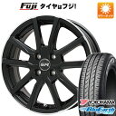 【新品国産4穴100車】 夏タイヤ ホイール4本セット 185/55R15 ヨコハマ ブルーアース AE-01 エルベ Vスポーク 15インチ(送料無料)(2)