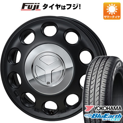 【新品 軽自動車】ハスラー デリカミニ(4WD) 夏タイヤ ホイール4本セット 165/60R15 ヨコハマ ブルーアース AE-01 モンツァ ピエディーノ 15インチ(送料無料)