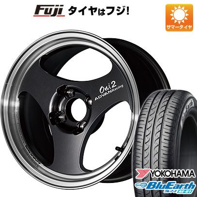 【新品国産4穴100車】 夏タイヤ ホイール4本セット 185/55R15 ヨコハマ ブルーアース AE-01 ヨコハマ アドバンレーシング ONI2 15インチ(送料無料) サマータイヤ