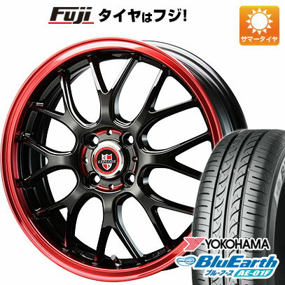  夏タイヤ ホイール4本セット 185/55R16 ヨコハマ ブルーアース AE-01F ビッグウエイ EXPLODE RBM 16インチ(送料無料)