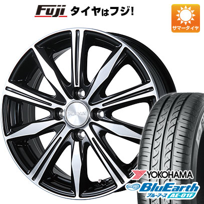 【新品国産4穴100車】 夏タイヤ ホイール4本セット 195/55R16 ヨコハマ ブルーアース AE-01F ブリヂストン バルミナ K10 16インチ(送料無料)