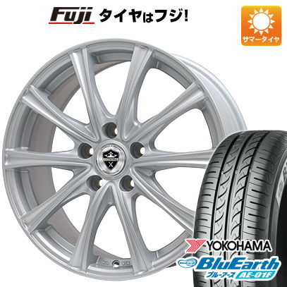 【新品国産5穴114.3車】 夏タイヤ ホイール4本セット 205/55R16 ヨコハマ ブルーアース AE-01F ブランドル ER16 16インチ(送料無料) サマータイヤ