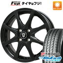 【新品国産4穴100車】 夏タイヤ ホイール4本セット 185/70R14 ヨコハマ ブルーアース AE-01F ブランドル KF25B 14インチ(送料無料)