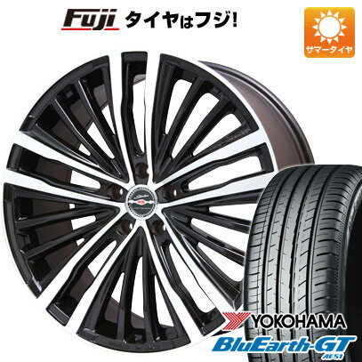 【新品国産車用5穴114.3】 夏タイヤ ホイール4本セット 225/40R19 ヨコハマ ブルーアース GT AE51 共豊 シャレン XR-75 モノブロック 19インチ(送料無料)
