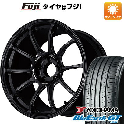 【新品国産5穴100車】 夏タイヤ ホイール4本セット 215/40R18 ヨコハマ ブルーアース GT AE51 ヨコハマ アドバンレーシング RZーF2 18インチ(送料無料)