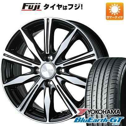 【新品国産4穴100車】 夏タイヤ ホイール4本セット 195/55R16 ヨコハマ ブルーアース GT AE51 ブリヂストン バルミナ K10 16インチ(送料無料)