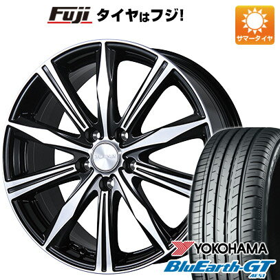 【新品国産5穴114.3車】 夏タイヤ ホイール4本セット 195/65R15 ヨコハマ ブルーアース GT AE51 ブリヂストン バルミナ K10 15インチ(送料無料)