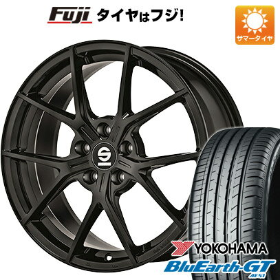 【新品国産5穴114.3車】 夏タイヤ ホイール4本セット 245/40R19 ヨコハマ ブルーアース GT AE51 OZ SPARCO ポディオ 19インチ(送料無料) サマータイヤ