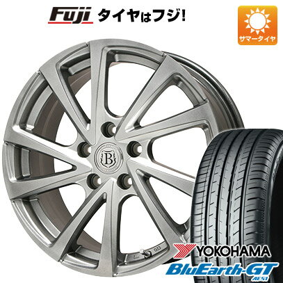 【新品国産5穴100車】 夏タイヤ ホイール4本セット 205/55R16 ヨコハマ ブルーアース GT AE51 ブランドル E04 16インチ(送料無料)