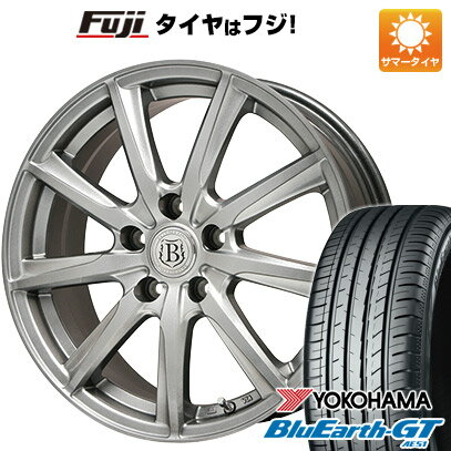 【新品国産5穴100車】 夏タイヤ ホイール4本セット 205/55R16 ヨコハマ ブルーアース GT AE51 ブランドル E05 16インチ(送料無料)