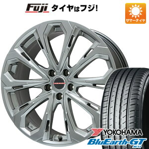 【新品国産5穴114.3車】 夏タイヤ ホイール4本セット 205/50R17 ヨコハマ ブルーアース GT AE51 ビッグウエイ LEYSEEN プラバ5X(クロームハイパーシルバー) 17インチ(送料無料)