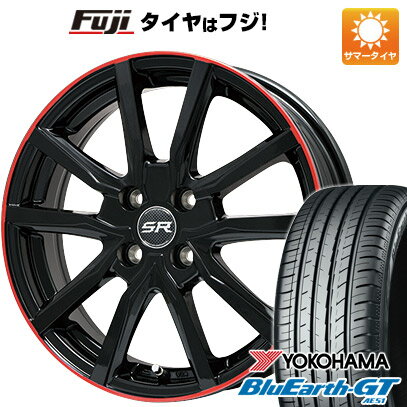 【新品国産4穴100車】 夏タイヤ ホイール4本セット 195/45R16 ヨコハマ ブルーアース GT AE51 ブランドル N52BR 16インチ(送料無料) サマータイヤ