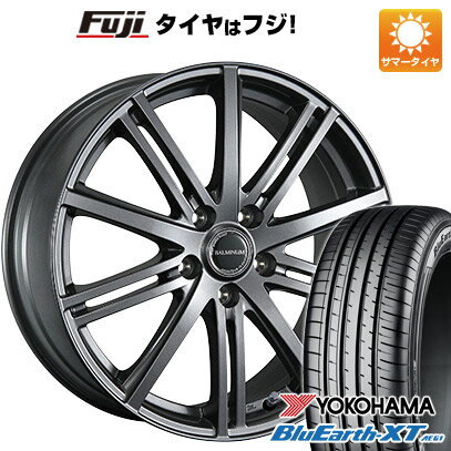 【新品国産車用5穴114.3】 夏タイヤ ホイール4本セット 215/60R17 ヨコハマ ブルーアース XT AE61 ブリヂストン バルミナ BR10 17インチ(送料無料)