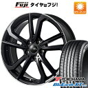 4/30限定!エントリーでポイント最大32倍!  夏タイヤ ホイール4本セット 225/55R18 ヨコハマ ブルーアース XT AE61 ブランドルライン レツィオ ブラックリムポリッシュ 18インチ(送料無料)