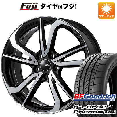  夏タイヤ ホイール4本セット 225/45R18 BFグッドリッチ(フジ専売) g-FORCE フェノム T/A ブランドルライン レツィオ パールブラックポリッシュ 18インチ(送料無料)