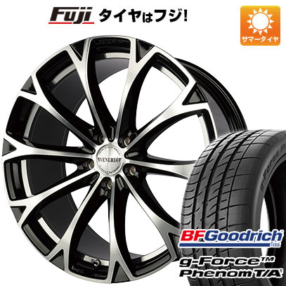 【新品国産5穴114.3車】 夏タイヤ ホイール4本セット 225/40R19 BFグッドリッチ(フジ専売) g-FORCE フェノム T/A コスミック ヴェネルディ レガート 19インチ(送料無料) サマータイヤ
