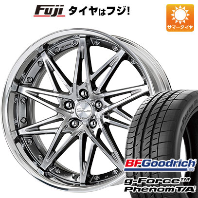 【新品国産5穴114.3車】 夏タイヤ ホイール4本セット 225/40R19 BFグッドリッチ(フジ専売) g-FORCE フェノム T/A ワーク シュヴァート SG1 19インチ(送料無料)