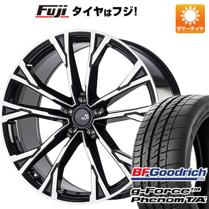 【新品国産5穴114.3車】 夏タイヤ ホイール4本セット 225/40R19 BFグッドリッチ(フジ専売) g-FORCE フェノム T/A アウトストラーダ エクシオン 19インチ(送料無料) サマータイヤ