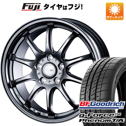 【新品国産5穴114.3車】 夏タイヤ ホイール4本セット 215/55R17 BFグッドリッチ(フ ...