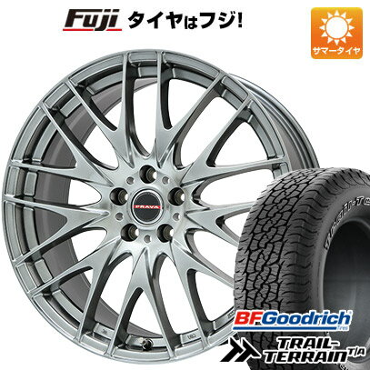【新品国産5穴114.3車】 夏タイヤ ホイール4本セット 225/55R18 BFグッドリッチ トレールテレーンT/A ORBL ビッグウエイ レイシーン プラバ9M(クロームハイパーシルバー) 18インチ(送料無料) サマータイヤ