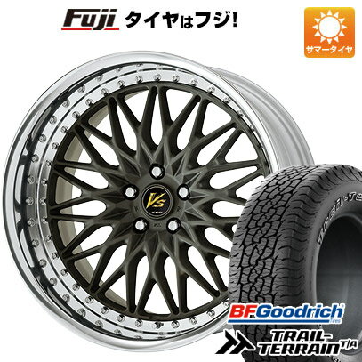 【新品国産5穴114.3車】 夏タイヤ ホイール4本セット 225/65R17 BFグッドリッチ トレールテレーンT/A ORWL ワーク VS VS-XV 17インチ(送料無料)