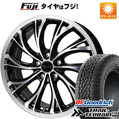【新品国産車用5穴114.3】 夏タイヤ ホイール4本セット 225/60R18 BFグッドリッチ トレールテレーンT/A ORBL ホットスタッフ プレシャス HS-2 18インチ(送料無料)