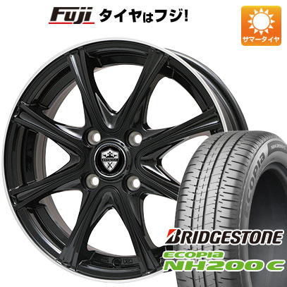 6/5限定!エントリーでポイント最大44倍! 【新品 軽自動車】 夏タイヤ ホイール4本セット 155/65R13 ブリヂストン エコピア NH200 C ブランドル ER16B 13インチ(送料無料)