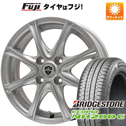 5/20限定!エントリーでポイント最大27倍! 【新品 軽自動車】 夏タイヤ ホイール4本セット 155/65R13 ブリヂストン エコピア NH200 C ブランドル ER16 13インチ(送料無料)